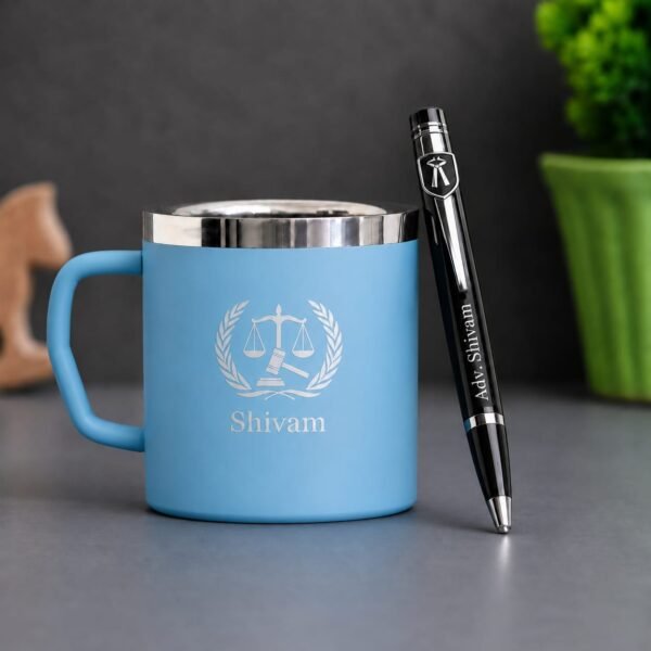 Customize Advocate Mug With Pen