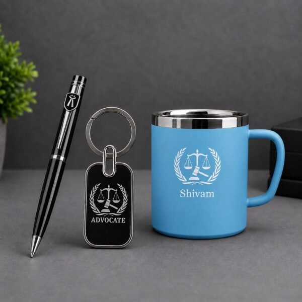Advocate Keychain, Pen & Mug Combo