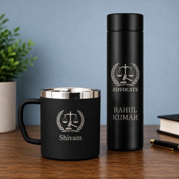 Customised Advocate Mug with Bottle