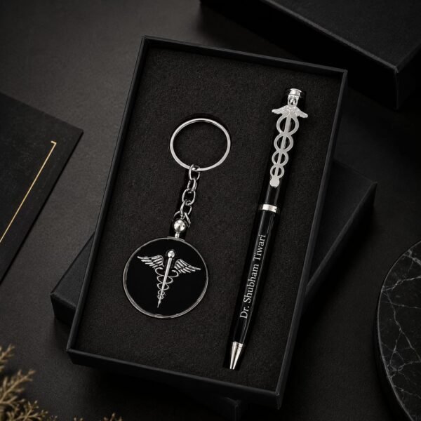 Customized Doctor’s Name Pen & Keychain
