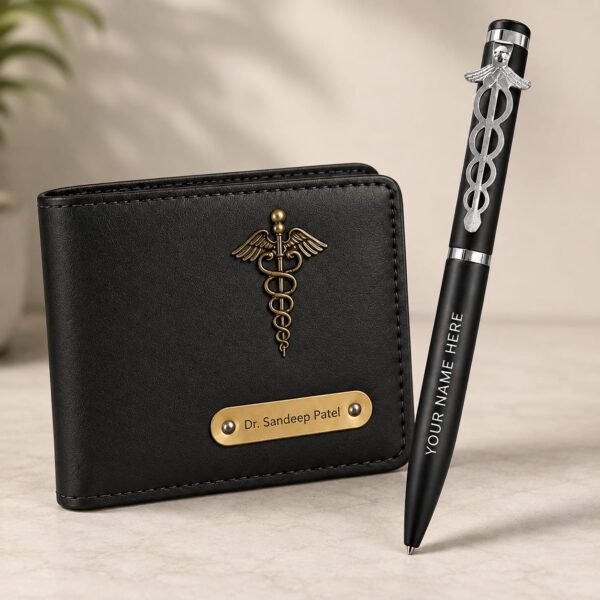 Customized Doctor Wallet & Pen