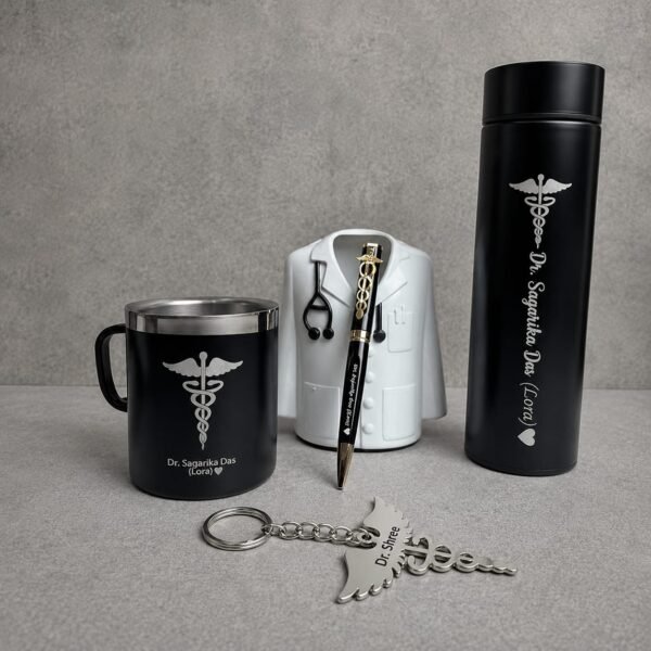 Doctor Botlle, Mug, Keychain, Penstand & Pen Combo