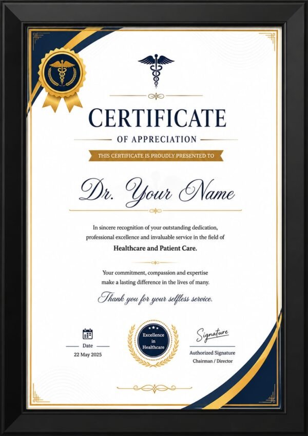 Premium Doctor Photo Frame